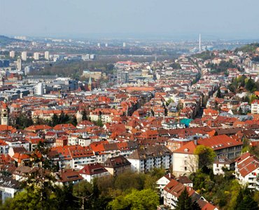 Photo of Stuttgart. Headquarters of Evolvice GmbH in Germany.