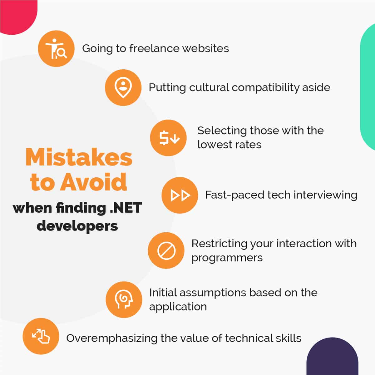 Mistakes to Avoid When Finding .NET Developers